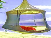 Treepod Cabana als hängendes Zelt: "Die Modelle können rasch auf- und abgebaut werden"