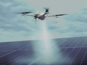 Solar Drone: "Automatisches Reinigungssystem für Solaranlagen"