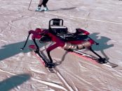 Ski-Roboter: "Als mittelschwer eingestufte Pisten selbstständig erfolgreich hinabfahren können"